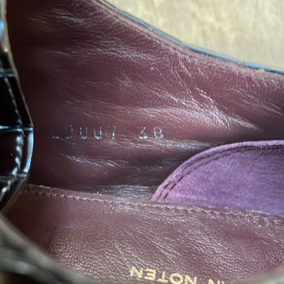 New Women’s Dries Van Noten Croc-Effect Leather Derby Shoes!!🔥🔥🔥 - Picture 16 of 16
